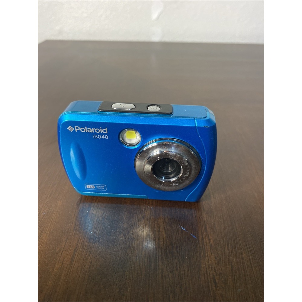 Polaroid Ultra Compact BLUE Camera 16MP  Beginner Photography Easy Use ISO48